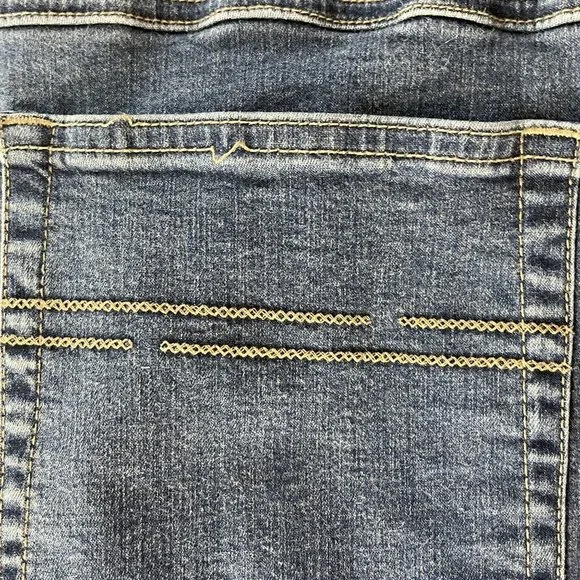 J. Jill Stretch Medium Wash Wide Leg Mid-Rise Denim Jeans Size 4 - Picture 5 of 7